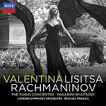 Valentina Lisitsa: Rachmaninov - double-album CD cover Valentina Lisitsa: Rachmaninov - double-album CD cover