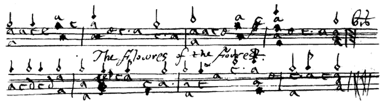 Flowers of the Forest - from the original Skene Manuscript Flowers of the Forest - from the original Skene Manuscript