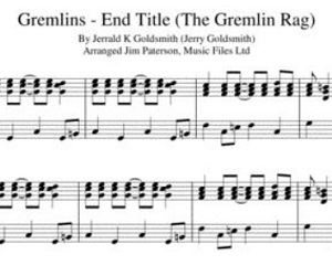 Gremlins - sheet music sample Gremlins - sheet music sample