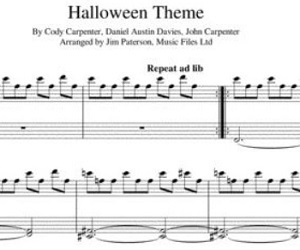 Halloween - sheet music sample Halloween - sheet music sample