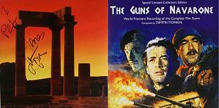 Dimitri Tiomkin: The Guns of Navarrone (signed CD) - click to enlarge Dimitri Tiomkin: The Guns of Navarrone - signed CD
